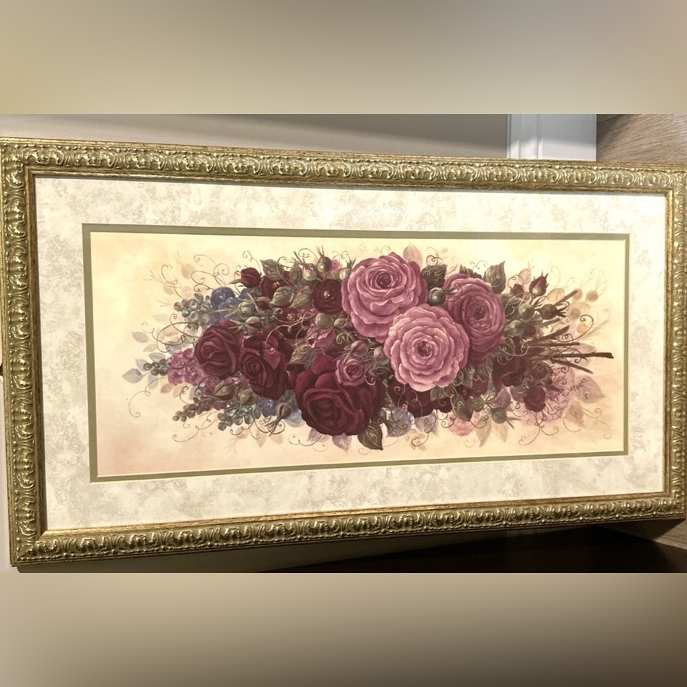 Glynda Turley Rose Rhapsody Framed Print Picture Frame